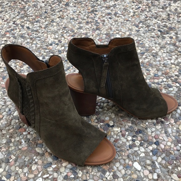 Franco Sarto Shoes - Franco Sarto Peep Toe Sylvania Booties Size 10